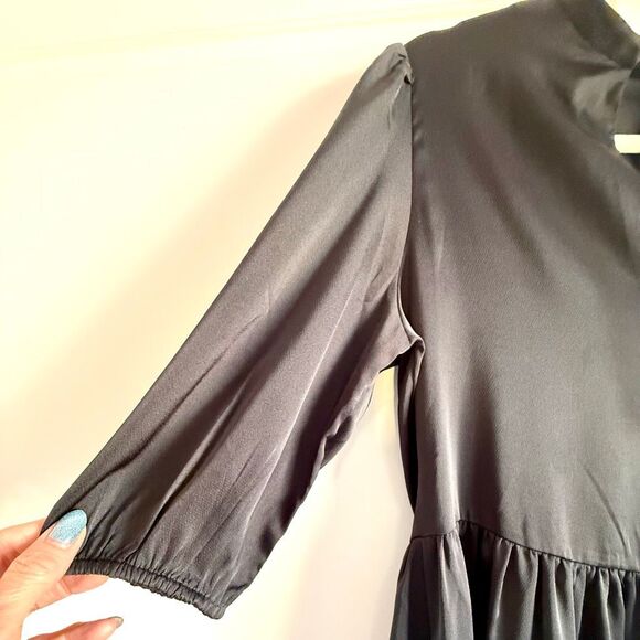 NWT BOSS Orange “Dorena” A-Line dress in black.  Size S - Picture 6 of 14